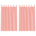 Perdele Voile cu Bucle 2 buc Roz 140x175 cm - WALTI WALTI