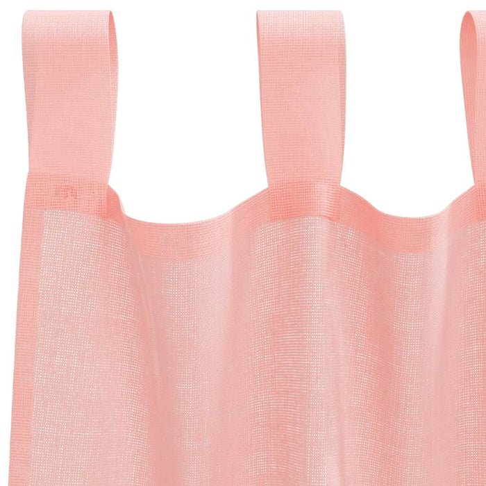 Perdele Voile cu Bucle 2 buc Roz 140x225 cm - WALTI WALTI