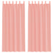 Perdele Voile cu Bucle 2 buc Roz 140x245 cm - WALTI WALTI