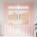 Perdele Voile cu Bucle 2 buc Roz 140x245 cm - WALTI WALTI