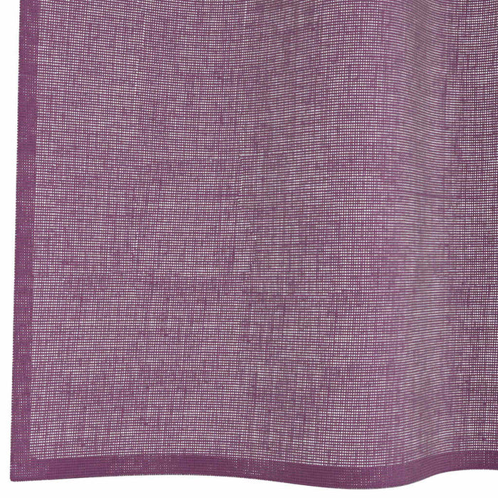 Perdele Voile cu Bucle 2 buc Violet 140x140 cm - WALTI WALTI