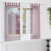 Perdele Voile cu Bucle 2 buc Violet 140x140 cm - WALTI WALTI