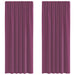 Perdele Voile cu Bucle 2 buc Violet 140x225 cm - WALTI WALTI