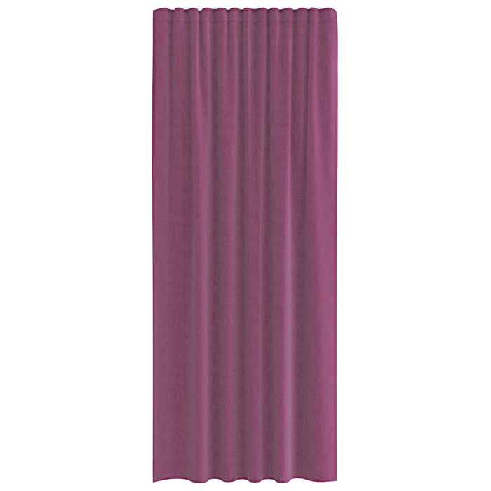 Perdele Voile cu Bucle 2 buc Violet 140x225 cm - WALTI WALTI