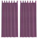 Perdele Voile cu Bucle 2 buc Violet 140x245 cm - WALTI WALTI