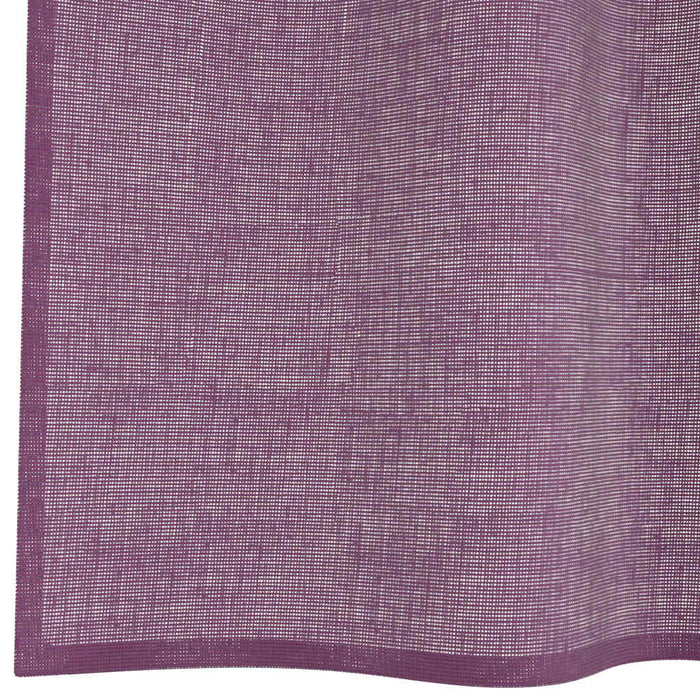 Perdele Voile cu Bucle 2 buc Violet 140x245 cm - WALTI WALTI