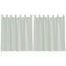 Perdele voal cu bucle 2 buc, gri deschis, 140x140 cm - WALTI WALTI