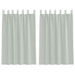 Perdele Voile cu Bucle 2 buc Gri deschis 140x175 cm - WALTI WALTI