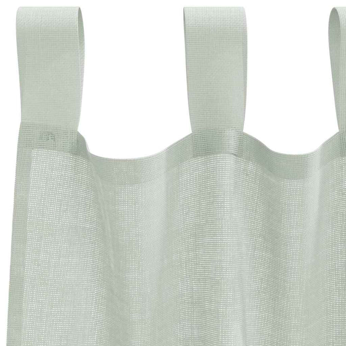 Perdele Voile cu Bucle 2 buc Gri deschis 140x175 cm - WALTI WALTI