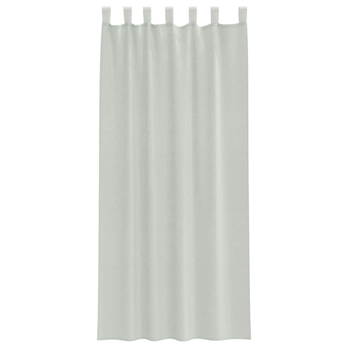 Perdele voal cu bucle 2 buc Gri deschis 140x225 cm - WALTI WALTI