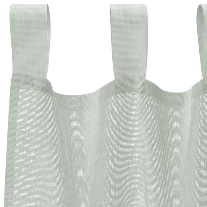 Perdele Voile cu Bucle 2 buc Gri deschis 140x245 cm - WALTI WALTI