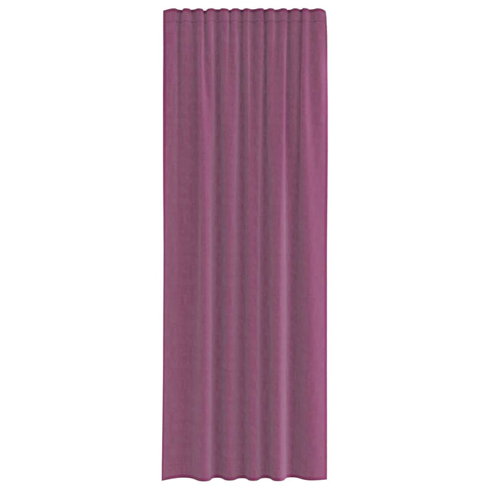 Perdele Voile cu Bucle 2 buc Albastru Regal 140x140 cm - WALTI WALTI