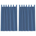 Perdele voal cu bucle 2 buc Albastru regal 140x175 cm - WALTI WALTI