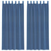 Perdele Voile cu Bucle 2 buc Albastru Regal 140x245 cm - WALTI WALTI