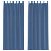 Perdele Voile cu Bucle 2 buc Albastru Regal 140x260 cm - WALTI WALTI