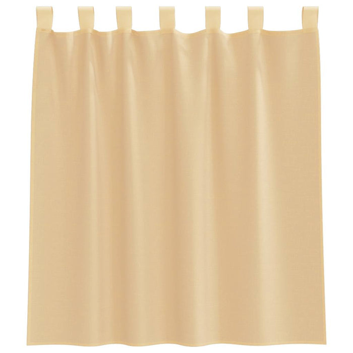 Perdele Voile cu Bucle 2 buc Nisip 140x140 cm - WALTI WALTI