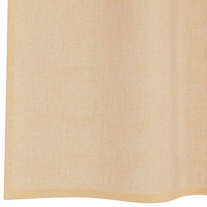 Perdele Voile cu Bucle 2 buc Nisip 140x140 cm - WALTI WALTI
