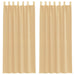Perdele Voile cu Bucle 2 buc Nisip 140x245 cm - WALTI WALTI