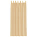 Perdele Voile cu Bucle 2 buc Nisip 140x245 cm - WALTI WALTI