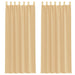 Perdele Voile cu Bucle 2 buc Nisip 140x260 cm - WALTI WALTI