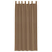 Perdele voal cu bucle 2 buc, maro deschis, 140x225 cm - WALTI WALTI