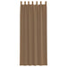 Perdele Voile cu Bucle 2 buc Maro Deschis 140x260 cm - WALTI WALTI