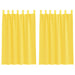 Perdele Voile cu Bucle 2 buc Galben 140x175 cm - WALTI WALTI