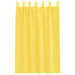 Perdele Voile cu Bucle 2 buc Galben 140x175 cm - WALTI WALTI