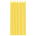 Perdele Voile cu Bucle 2 buc Galben 140x245 cm - WALTI WALTI