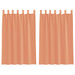 Perdele Voile cu Bucle 2 buc Terracota 140x175 cm - WALTI WALTI
