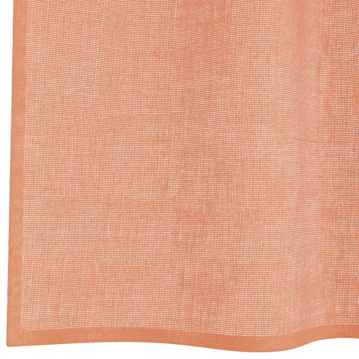 Perdele Voile cu Bucle 2 buc Terracota 140x245 cm - WALTI WALTI