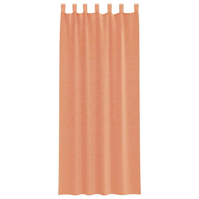 Perdele Voile cu Bucle 2 buc Terracota 140x260 cm - WALTI WALTI