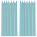 Perdele Voile cu Bucle 2 buc Turcoaz 140x245 cm - WALTI WALTI