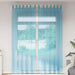 Perdele Voile cu Bucle 2 buc Turcoaz 140x260 cm - WALTI WALTI