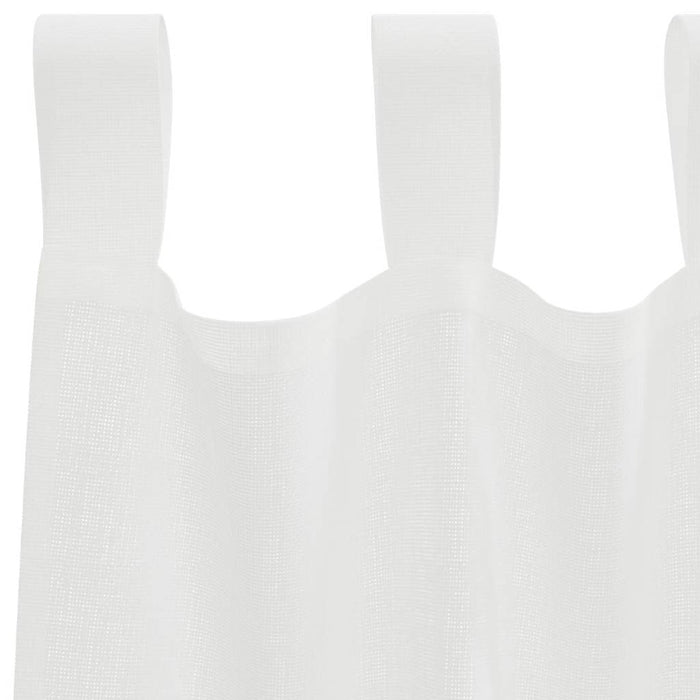 Perdele Voile cu Bucle 2 buc Alb 140x175 cm - WALTI WALTI