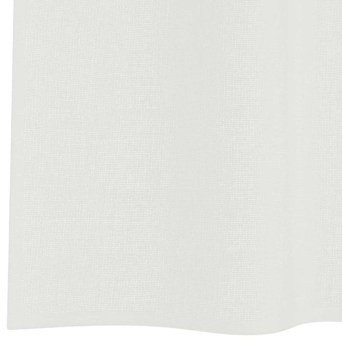 Perdele Voile cu Bucle 2 buc Alb 140x175 cm - WALTI WALTI