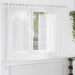 Perdele Voile cu Bucle 2 buc Alb 140x175 cm - WALTI WALTI