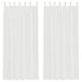 Perdele Voile cu Bucle 2 buc Alb 140x225 cm - WALTI WALTI