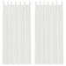 Perdele Voile cu Bucle 2 buc Alb 140x245 cm - WALTI WALTI