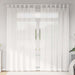 Perdele Voile cu Bucle 2 buc Alb 140x245 cm - WALTI WALTI