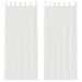 Perdele Voile cu Bucle 2 buc Alb 140x260 cm - WALTI WALTI