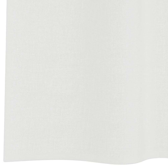 Perdele Voile cu Bucle 2 buc Alb 140x260 cm - WALTI WALTI