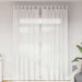 Perdele Voile cu Bucle 2 buc Alb 140x260 cm - WALTI WALTI