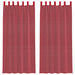 Perdele Voile cu Bucle 2 buc Roșu Vin 140x245 cm - WALTI WALTI