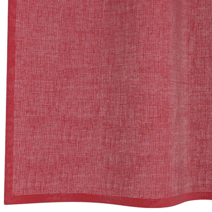 Perdele Voile cu Bucle 2 buc Roșu Vin 140x245 cm - WALTI WALTI