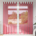 Perdele Voile cu Bucle 2 buc Roșu Vin 140x245 cm - WALTI WALTI