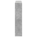 Bibliotecă, gri beton, 137,5x29x137,5 cm, lemn prelucrat - WALTI WALTI