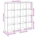 Bibliotecă, stejar artizanal, 137,5x29x137,5 cm, lemn prelucrat - WALTI WALTI