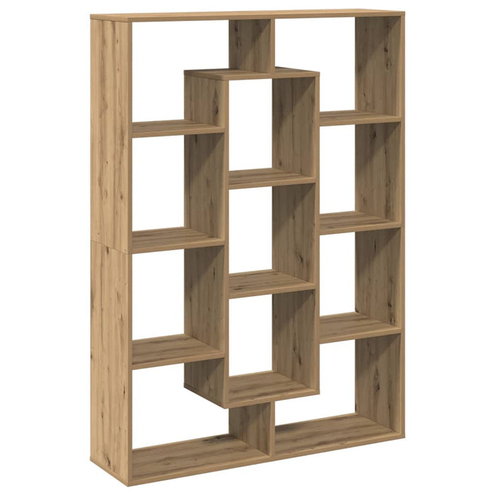 Bibliotecă, stejar artizanal, 102x29x143 cm, lemn prelucrat WALTI