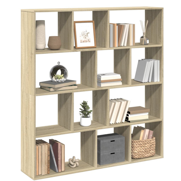 Bibliotecă, stejar Sonoma, 132x29x141,5 cm, lemn prelucrat - WALTI WALTI